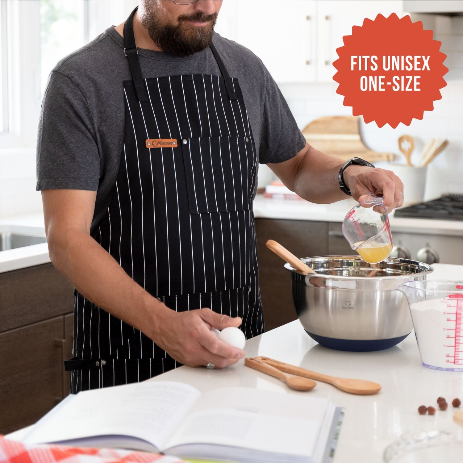 Unisex cooking apron