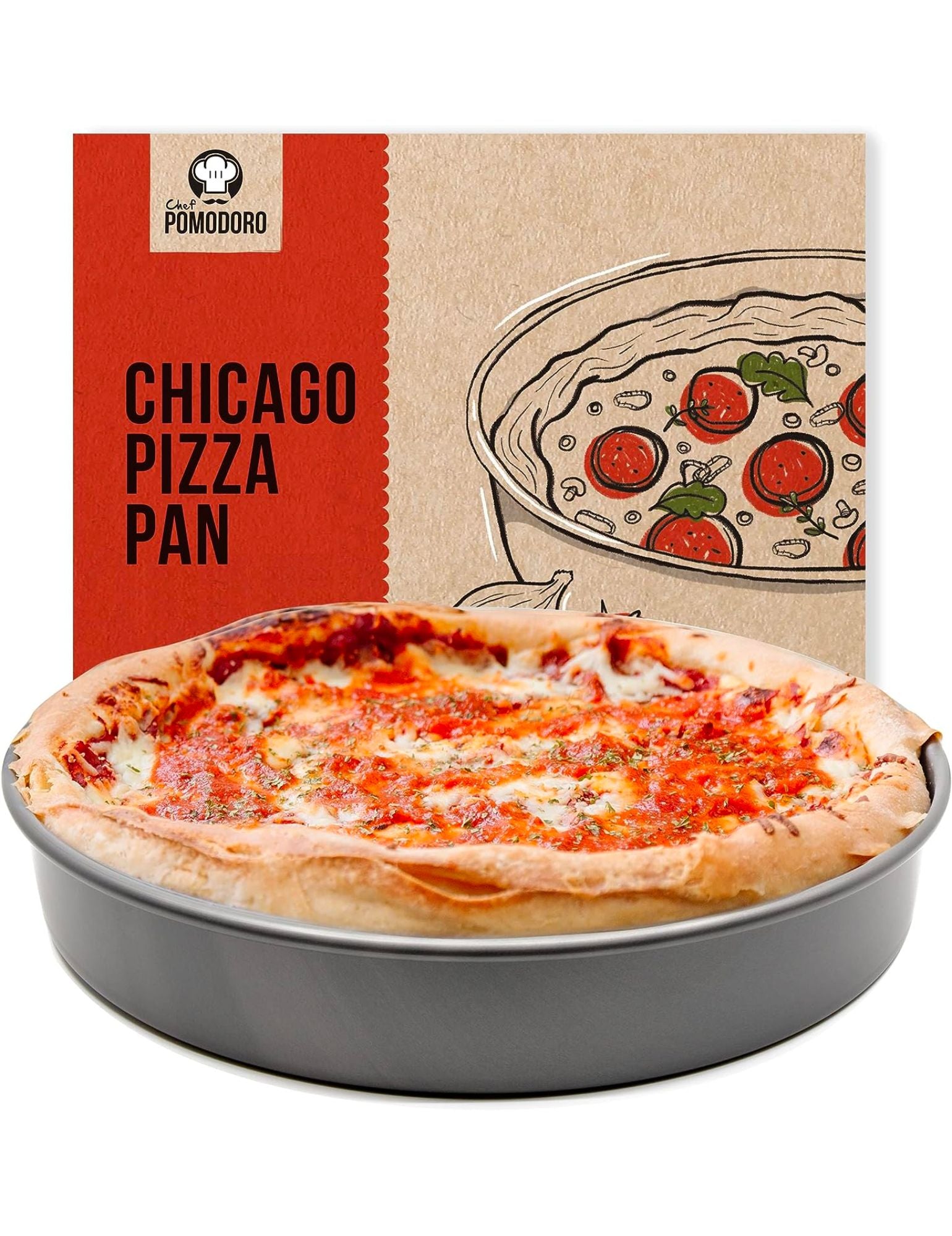 Chef Pomodoro Chicago Deep Dish Pizza Pa