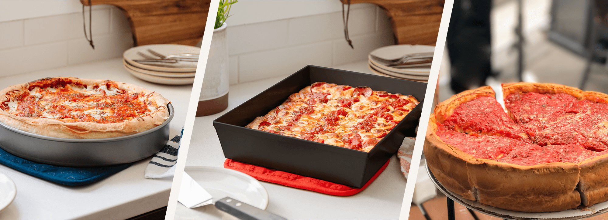 Which Is the Best Deep Dish Pizza? |  Chicago vs Detroit vs Stuffed