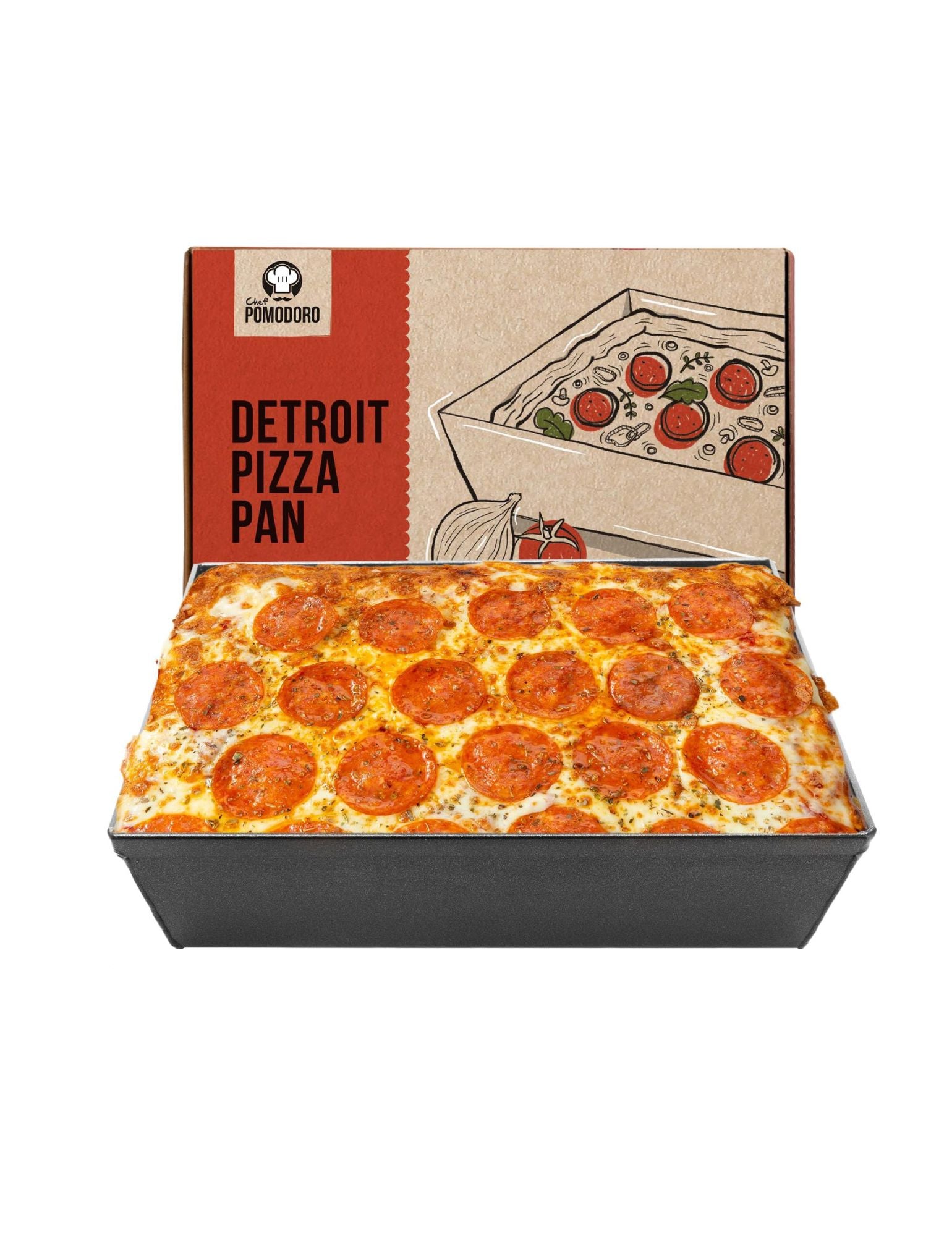 10 x 8-Inch Detroit Style Pizza Pan