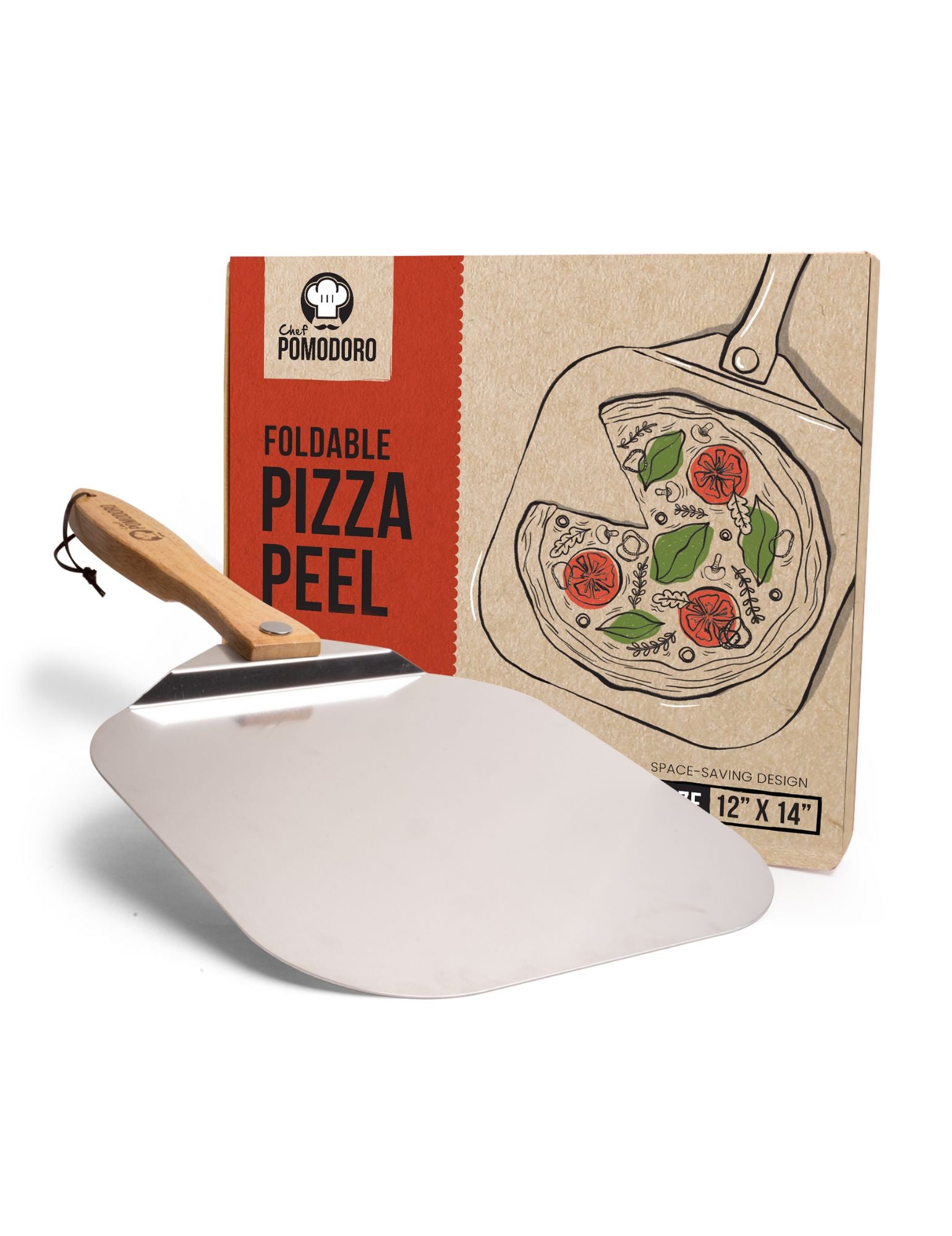 Chef Pomodoro Foldable Pizza Peel