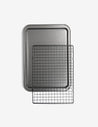 Non-Stick Baking Sheet and Cooling Rack Set (15.0 x 10.6")