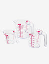 3-Piece Measuring Cup Set, 1L / 500mL / 250 mL