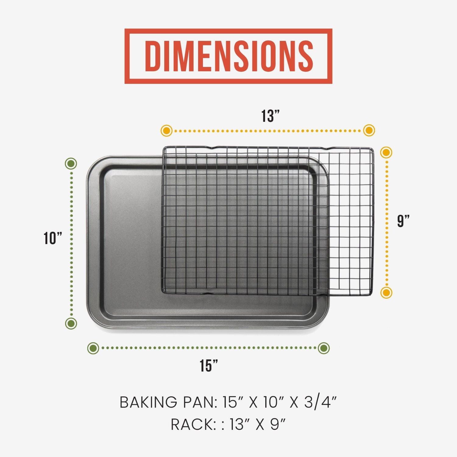 Cooling Rack Cookie Sheet Measurements Cooling Rack Measurements