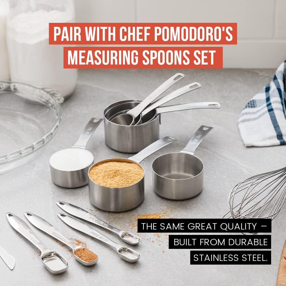 7 Pieces Stainless Steel Measuring Cup Set