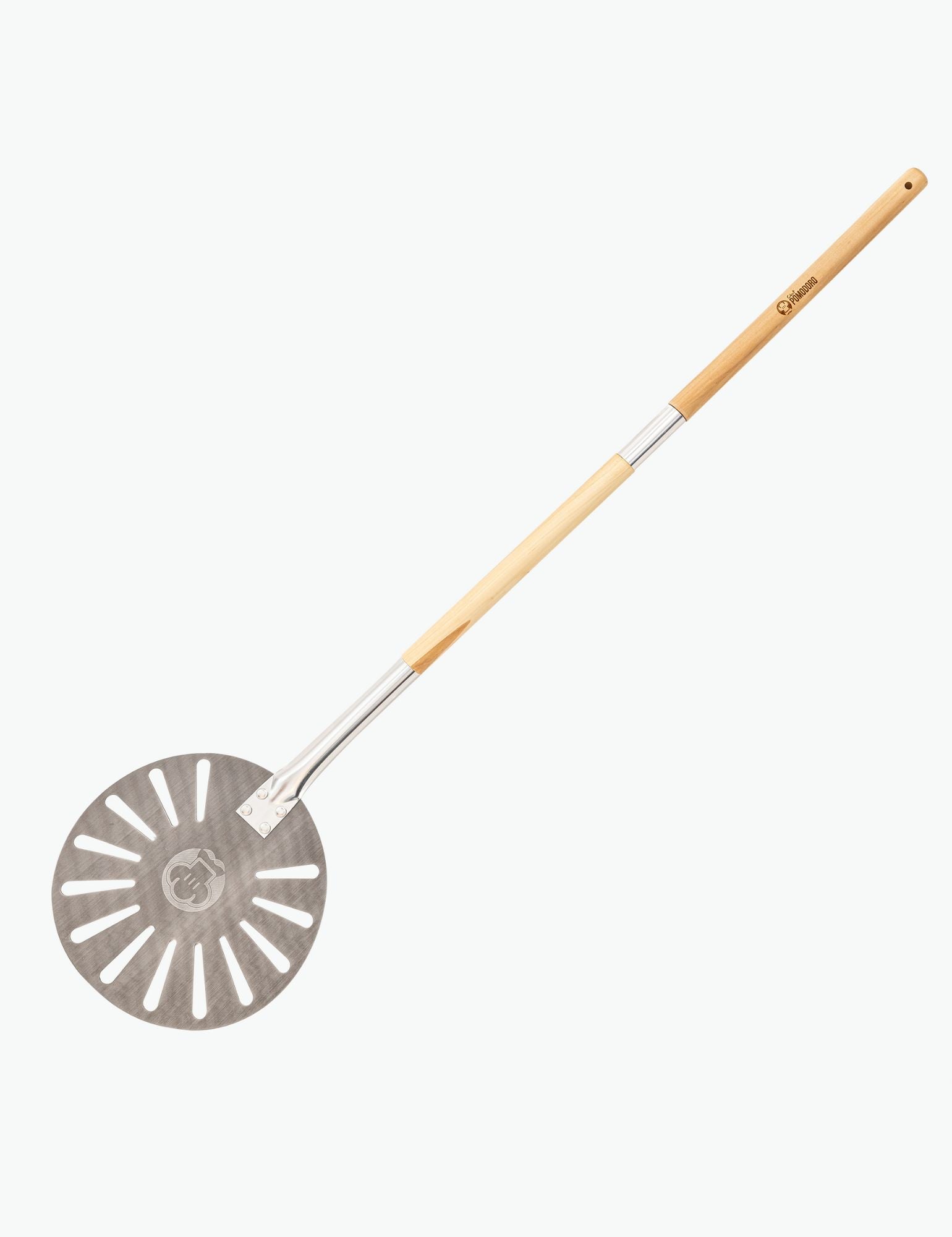 Chef Pomodoro Aluminum 9-Inch Turning Pizza Peel Detachable Handle