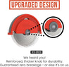 Pizza Cutter Wheel with Protective Cover Blade Guard (Orange)