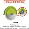 4-Inch Pizza Cutter Wheel with Protective Cover Blade Guard (Avocado Green)