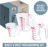 3-Piece Measuring Cup Set, 1L / 500mL / 250 mL