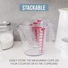 3-Piece Measuring Cup Set, 1L / 500mL / 250 mL
