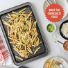 Large Non-Stick Baking Sheet and Cooling Rack Set (18.5 x 12.2")