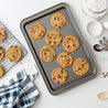 Large Non-Stick Baking Sheet and Cooling Rack Set (18.5 x 12.2")