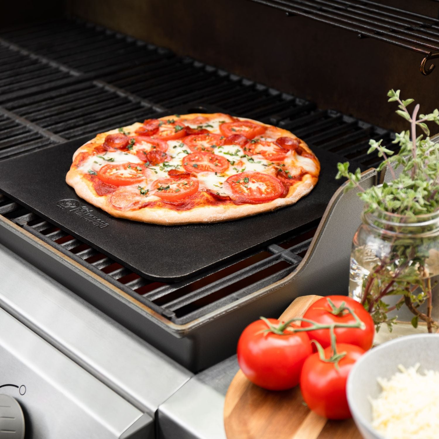 Pizza Steel for Oven or BBQ Grill, Compatible with Ooni Koda 13 x 13 x ¼ Inches