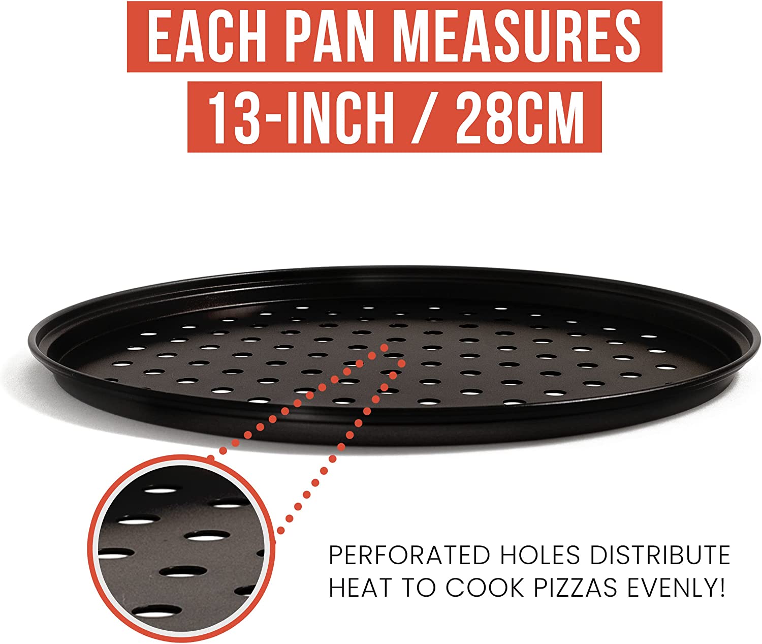 Perforated Deep Dish Pizza Pans