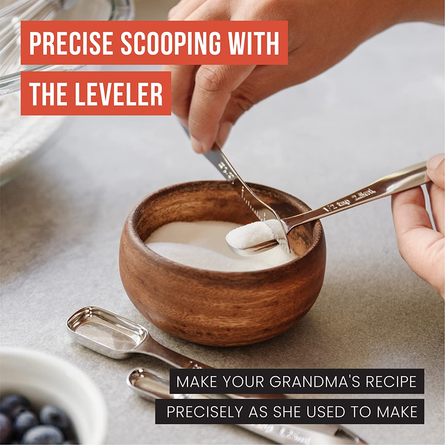 The Cookie Countess: Nesting Stainless Steel Measuring Cups