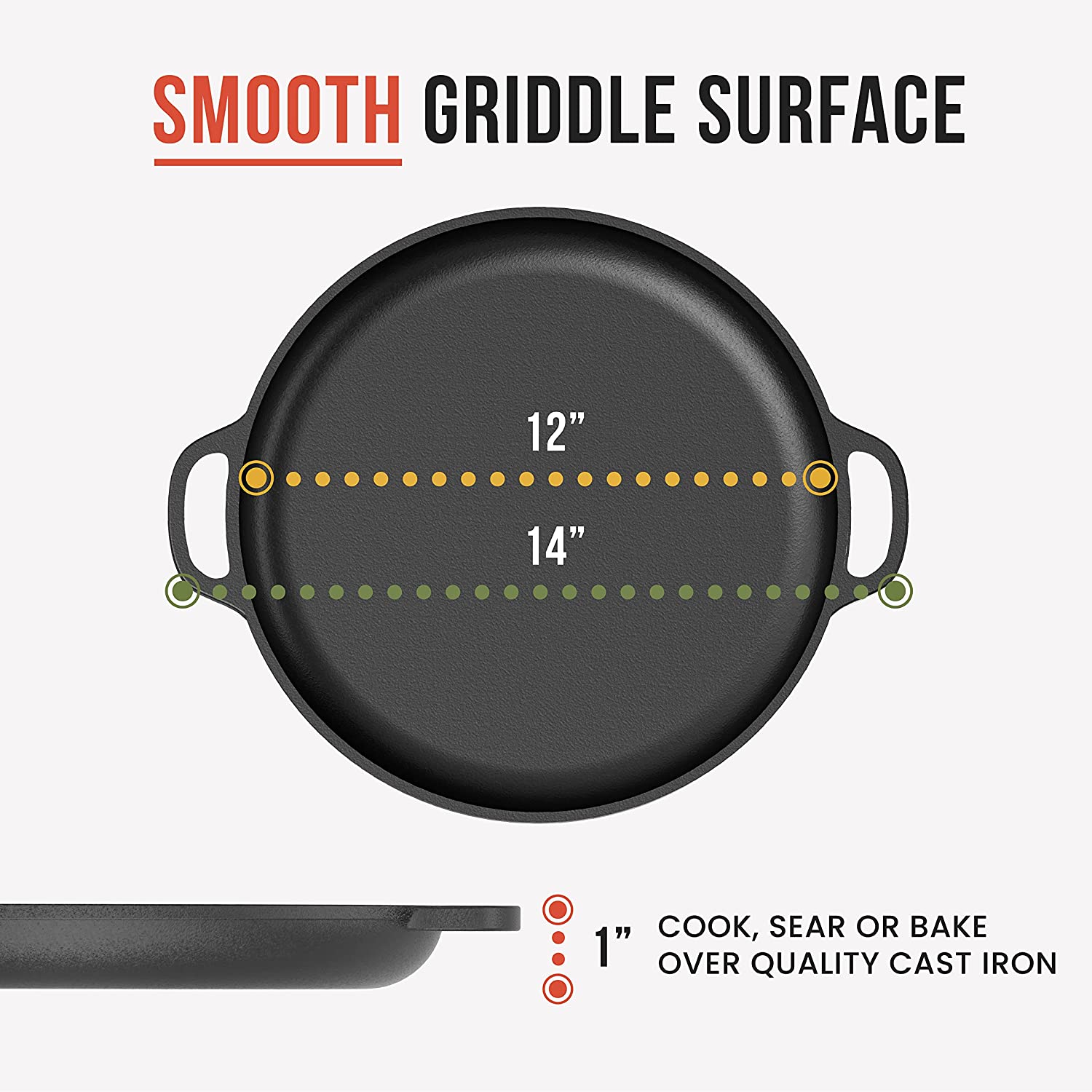 12 Inch Cast Iron Skillet